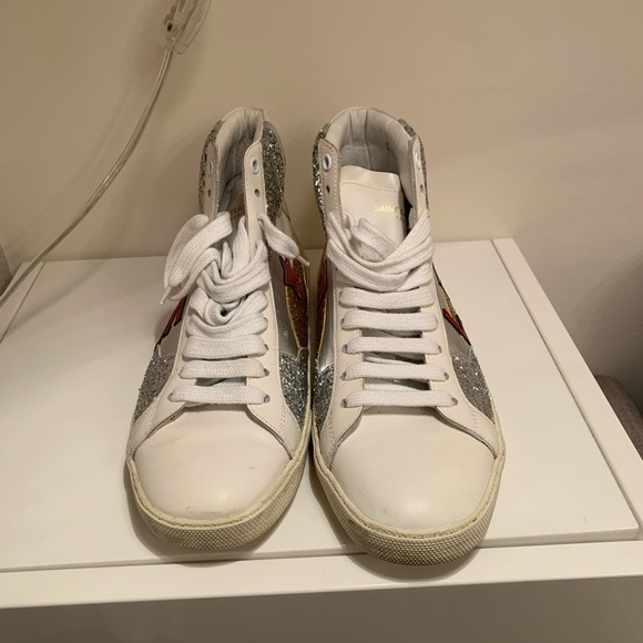 Yves Saint Laurent hi-top women’s sneakers - Picture 7 of 7